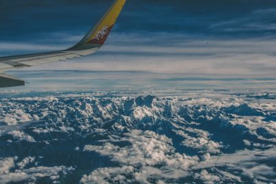 Flying Into Bhutan